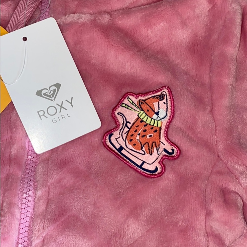 🔥Roxy Igloo Zip-Up Mock Neck Cosy Fleece NWT - Picture 7 of 9